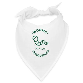 Kleine, mächtige Eroberer - Bandana - Weiß - Vorne