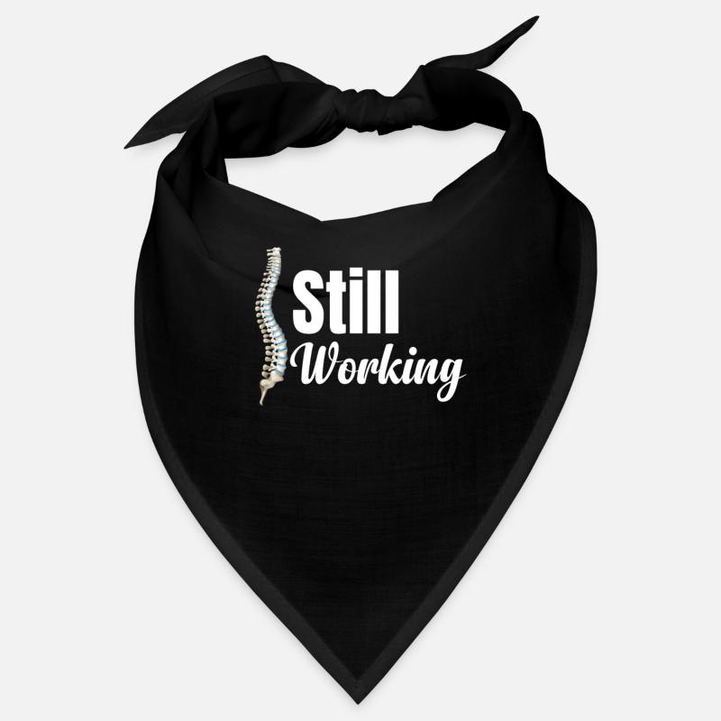 Still working on funny back surgery, Bandana
