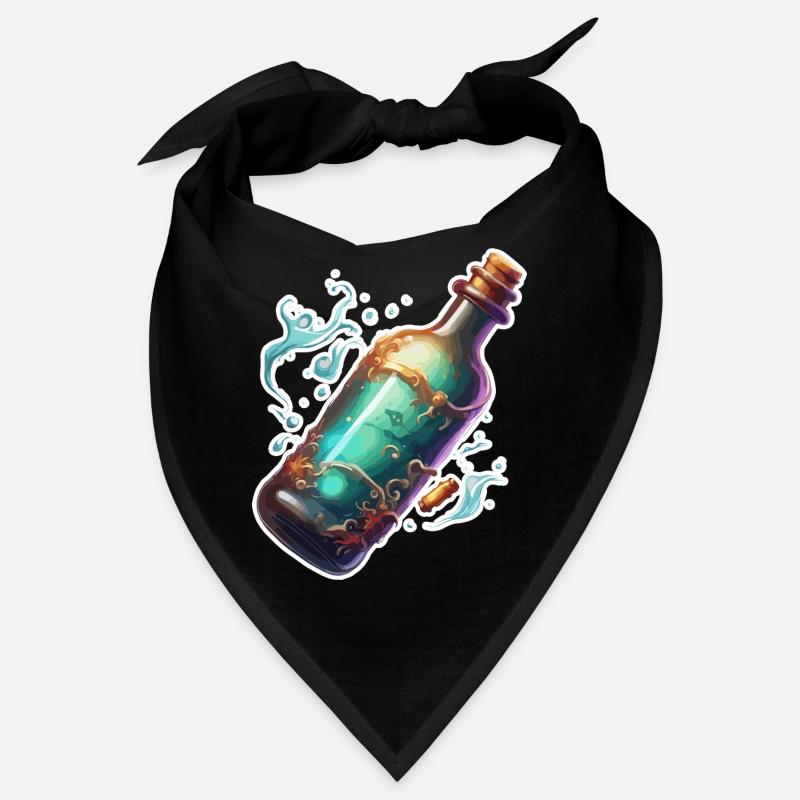 Magic Bottle / Cork / Water / Comic Bandana