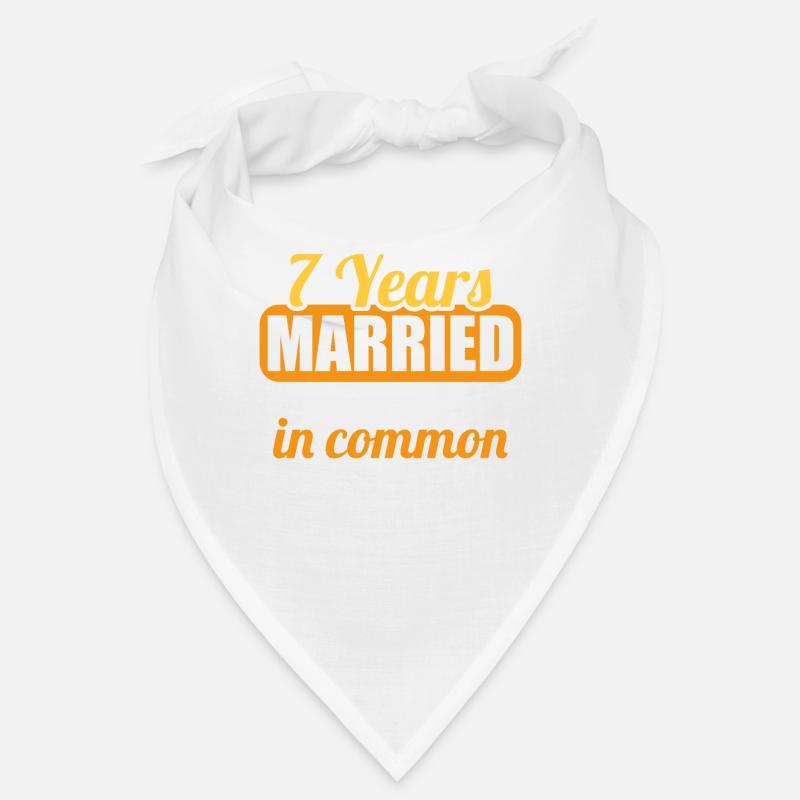 Nous avons beaucoup en commun 7ème anniversaire de mariage Bandana