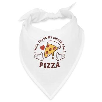Handel Mit Pizza - Bandana - Weiß - Vorne
