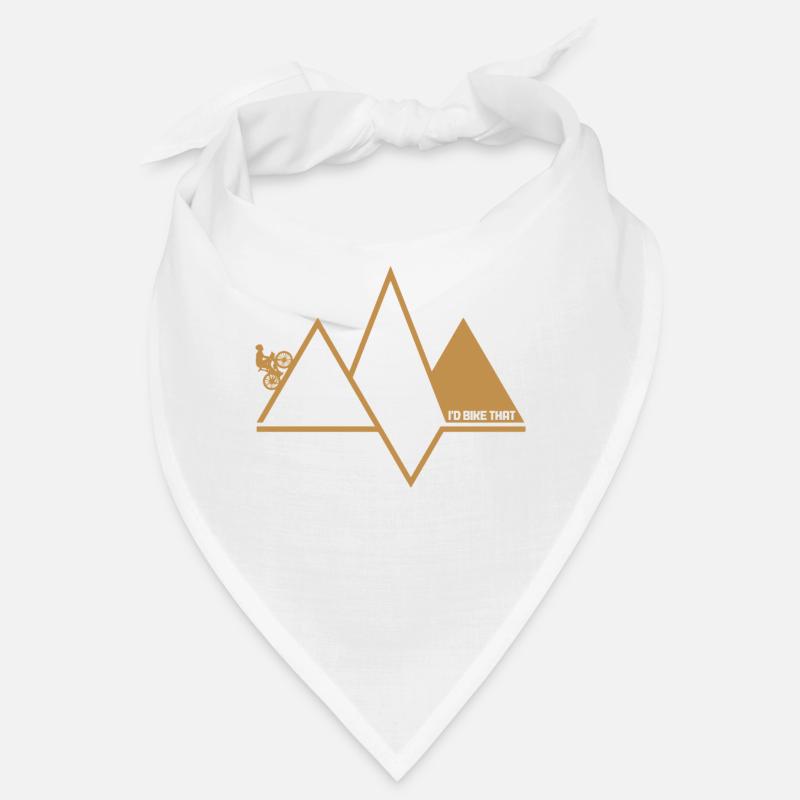 Cadeau VTT VTT biker - Bandana - blanc