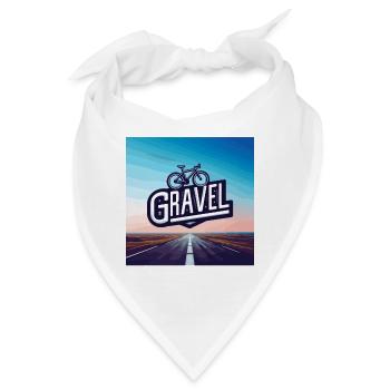 Gravelbike auf der Straße - Bandana - Weiß - Vorne