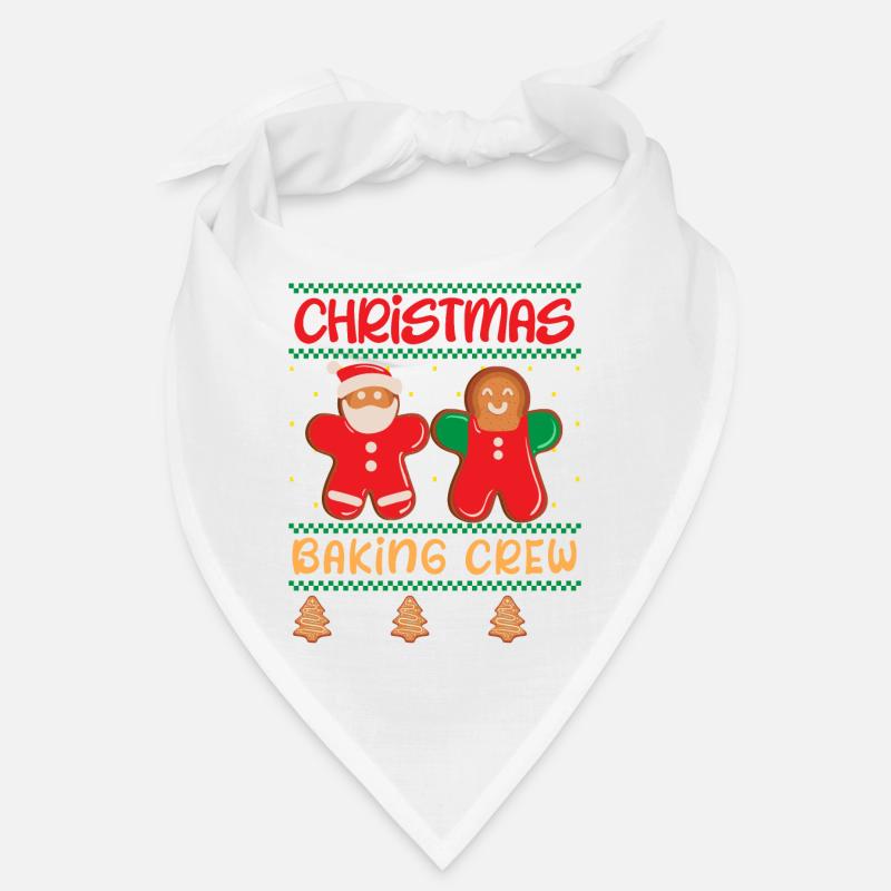 Christmas Back Team Cookies Baking Lovers Bandana