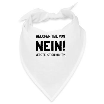 Sonst Noch Jemand Chef Hier Macho Patriarch - Bandana - Weiß - Vorne