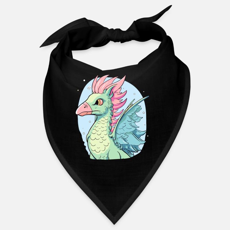 Un dragon aigle de dessin animé Bandana