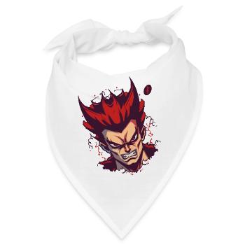 Manga Anime Verrückter Held: Beau Coming Out - Bandana - Weiß - Vorne