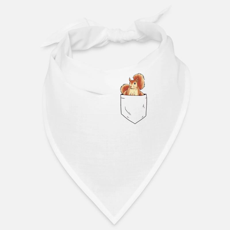 Eichhörnchen in Brusttasche Bandana