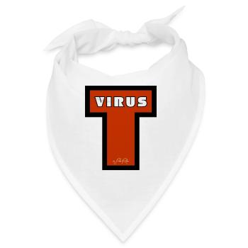 Virus T - Bandana - Weiß - Vorne