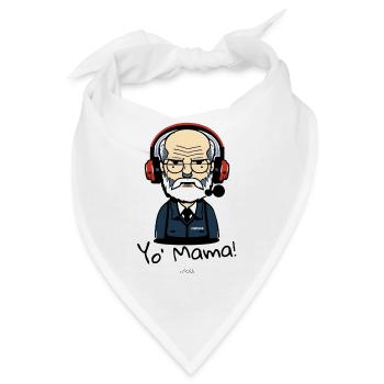 Psychotherapie Kundenservice: Sigmund, deine Mama - Bandana - Weiß - Vorne