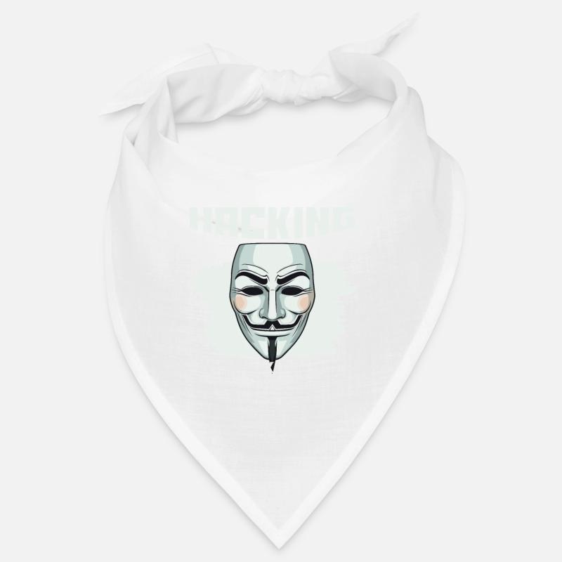 Ethical Hacking Analyst Ethical Cyber Security - Bandana - white