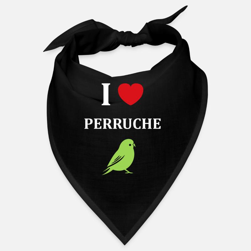 Oiseaux perruches humour petite perruche Bandana