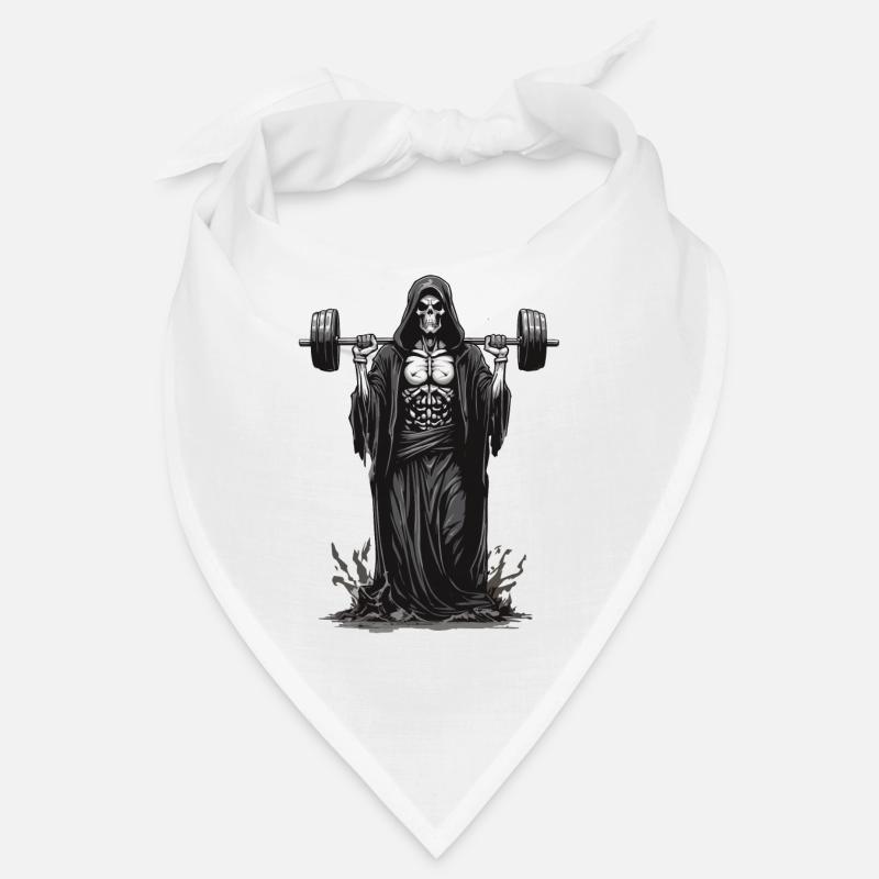 Grim Reaper Bodybuilder Deadlift Fun Bandana