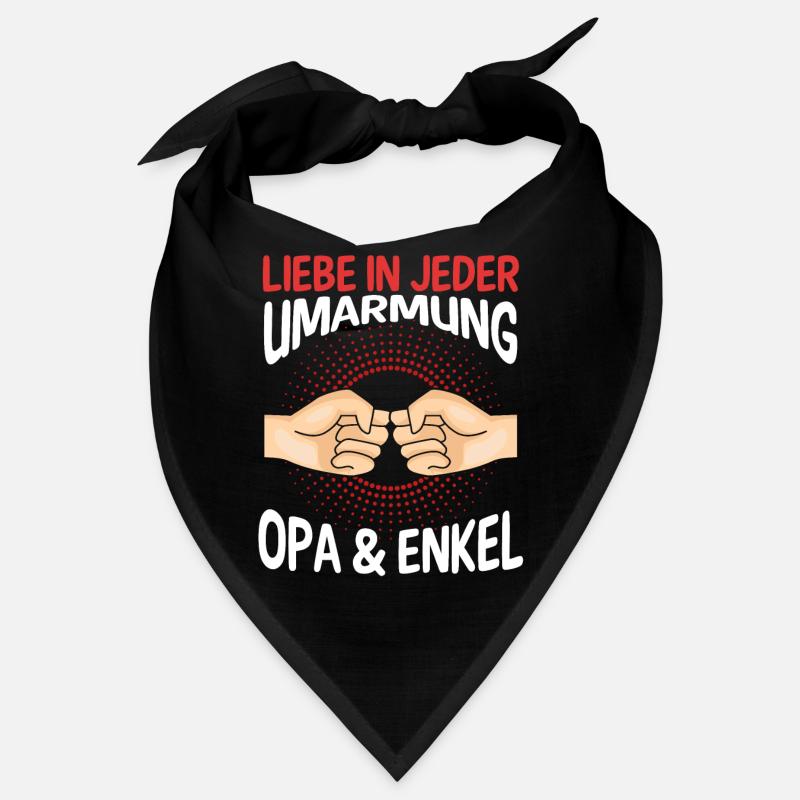 Großvater Opa und Enkel Bandana