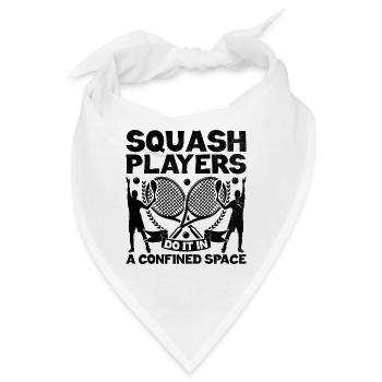 Squashspieler Squash-Tennisspieler Raquetball-Spor - Bandana - Weiß - Vorne