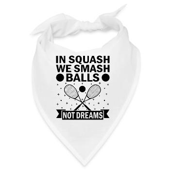 Squashspieler Squash-Tennisspieler Raquetball-Spor - Bandana - Weiß - Vorne