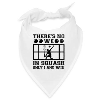 Squashspieler Squash Tennisspieler Raquetball Spor - Bandana - Weiß - Vorne