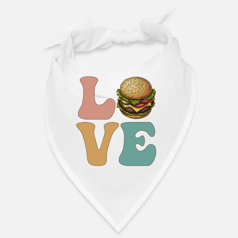 Hamburger Cheeseburger Bandana