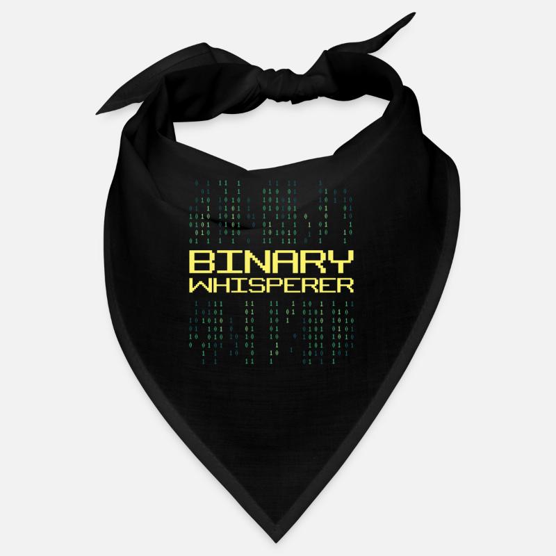 Binary Whisperer Funny Programming Coding Quote Bandana