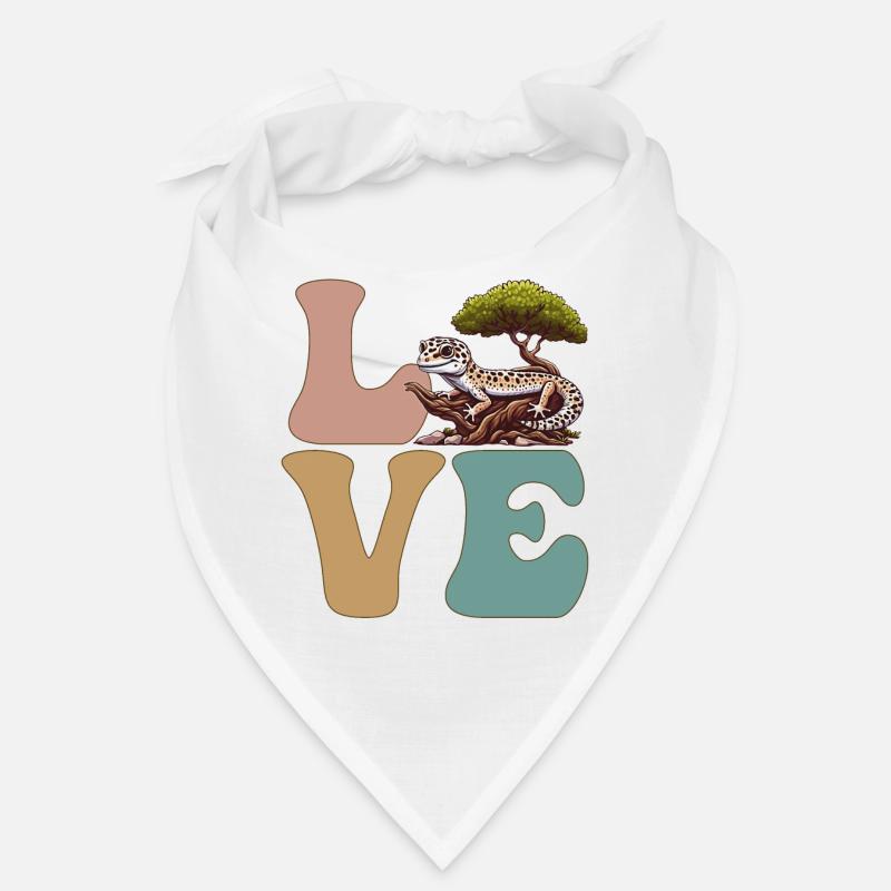 Leopardgecko Eidechse Reptil Bandana