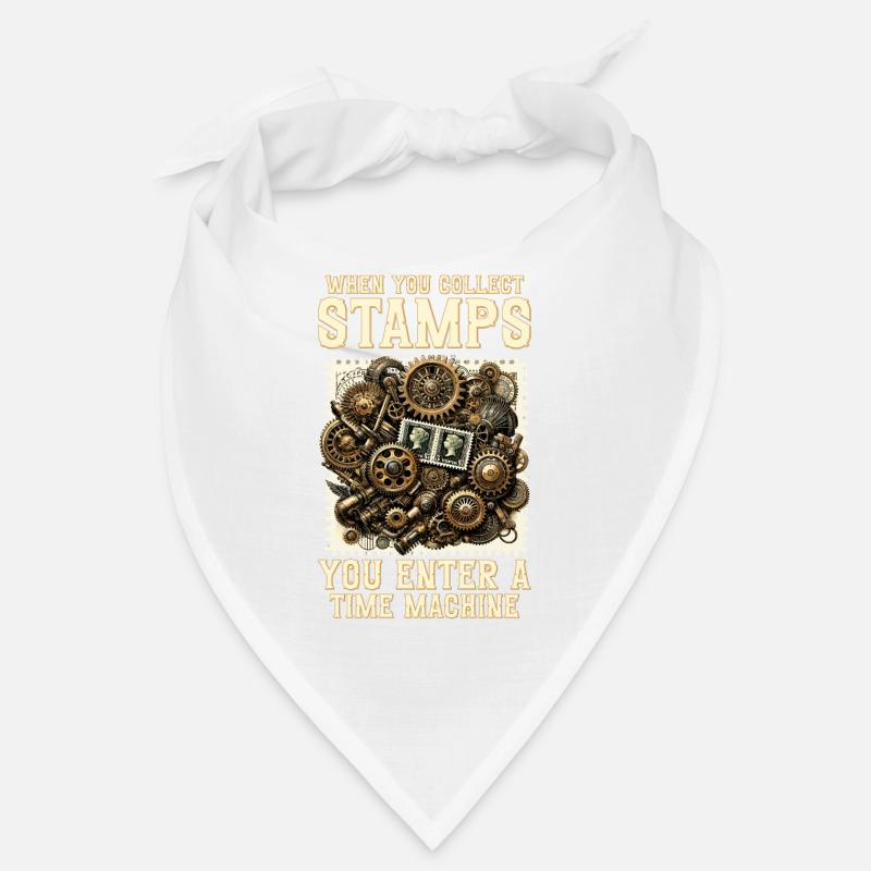 Philatélie Philatéliste philatéliste philatélique - Bandana - blanc