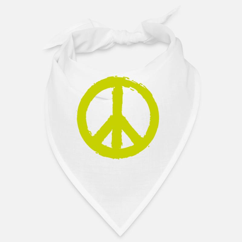 PEACE - Peacesymbol - Friedenszeichen Peacezeichen Bandana