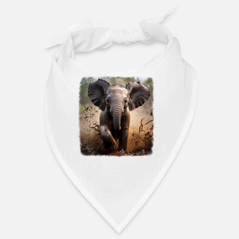 Elephant Realistic Elephant Bandana