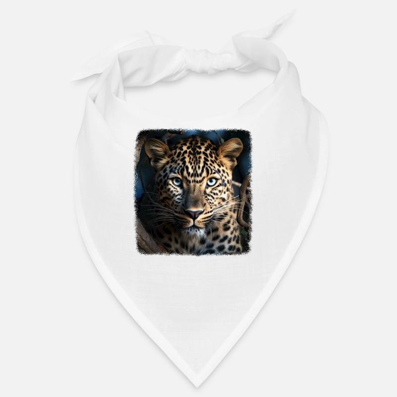 Leoparde réaliste Leopard Bandana