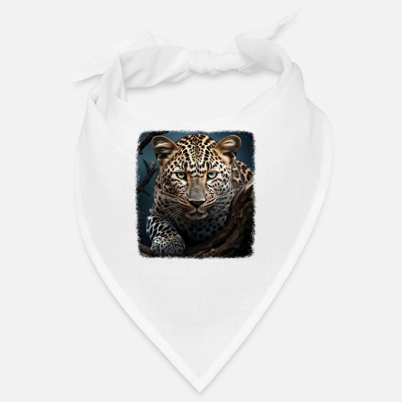 Leoparde realistic Leopard Bandana