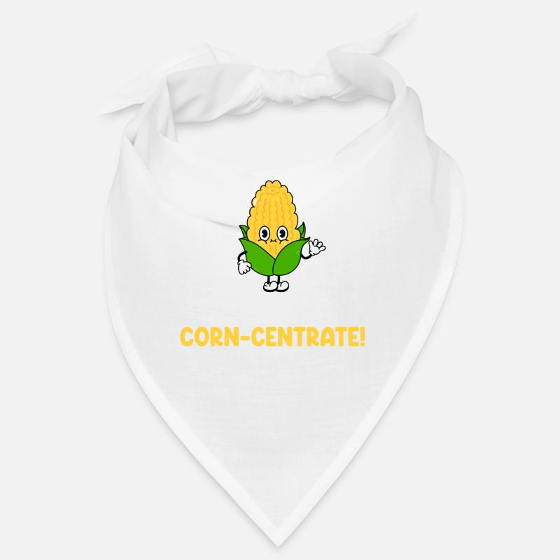I can't focus on corn! Bandana