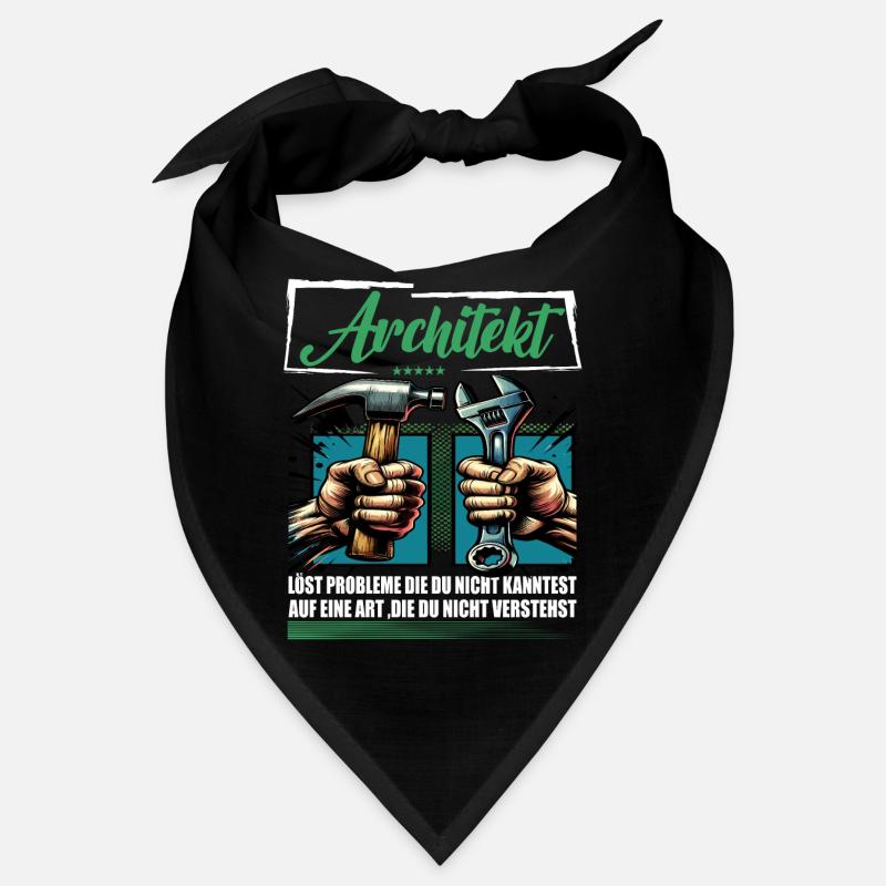 Architekt Beruf mit lustigen Spruch Bandana