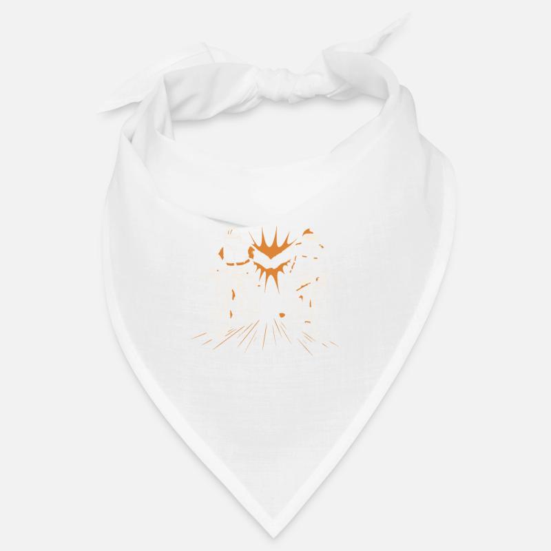 Reiten & High-Five - Bandana - Weiß