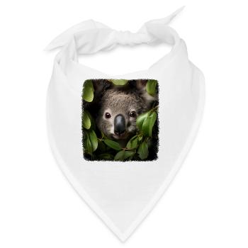 Koalas realistic Koala - Bandana - Weiß - Vorne