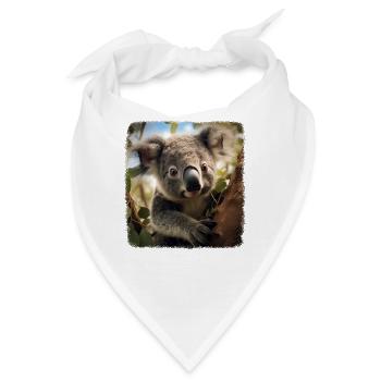 Koalas realistic Koala - Bandana - Weiß - Vorne