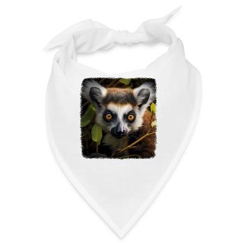 Kattas realistic Katta - Bandana - Weiß - Vorne