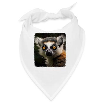 Kattas realistic Katta - Bandana - Weiß - Vorne