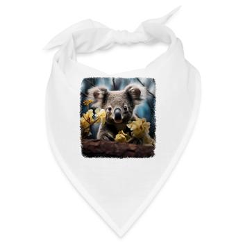 Koalas realistic Koala - Bandana - Weiß - Vorne