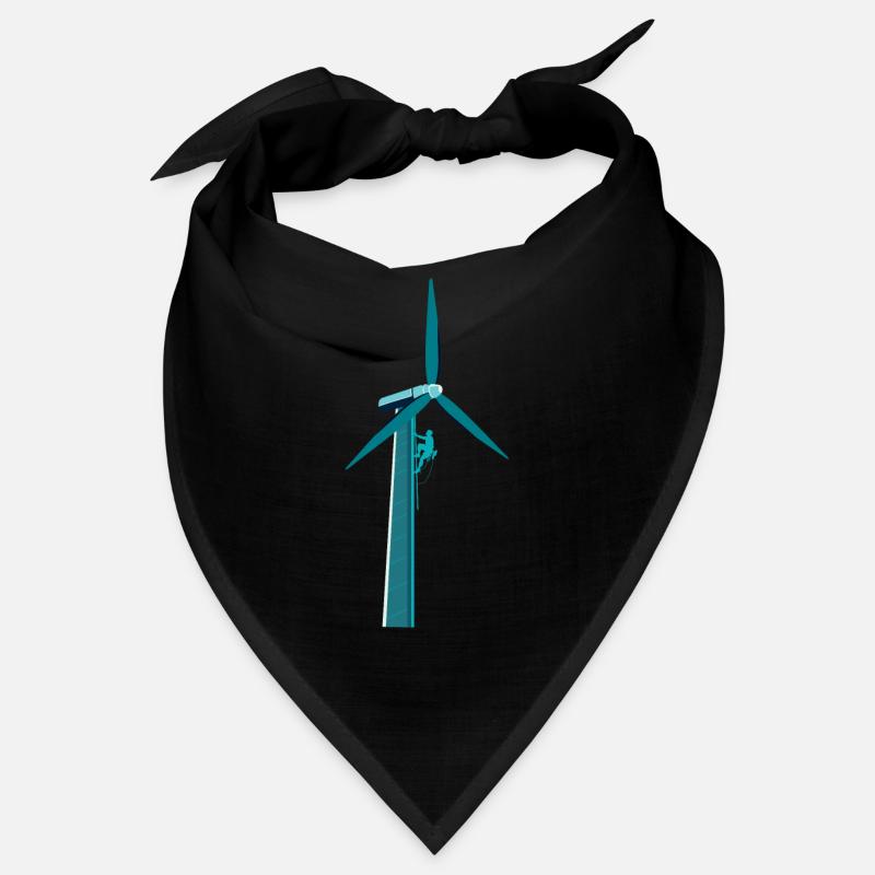 Windpower Klettern Wind Windenergie Bandana