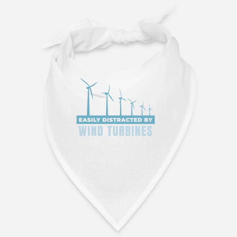 Easily Distracted by Wind Turbines Bandana