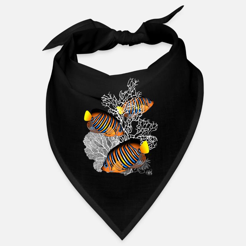 Fish, Corals, Sea, Ocean, Tropical Fish Bandana