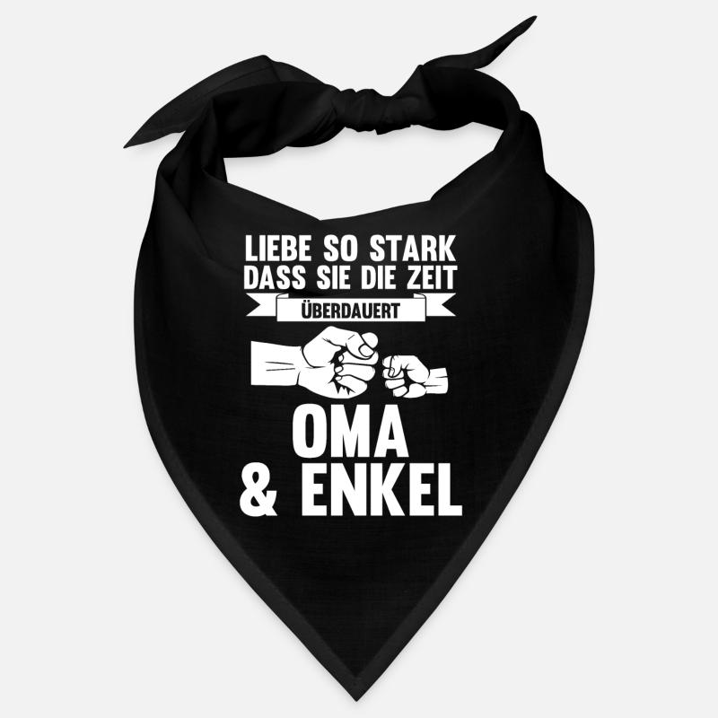 Oma Großmutter und Enkel Bandana