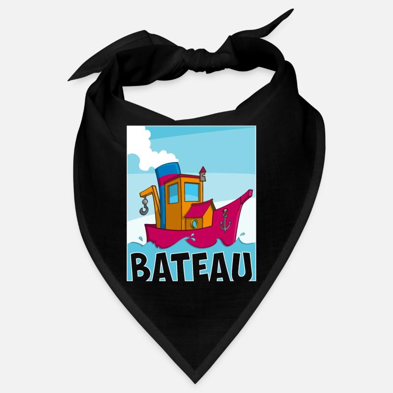 Image colorée d'un remorqueur drôle Bandana