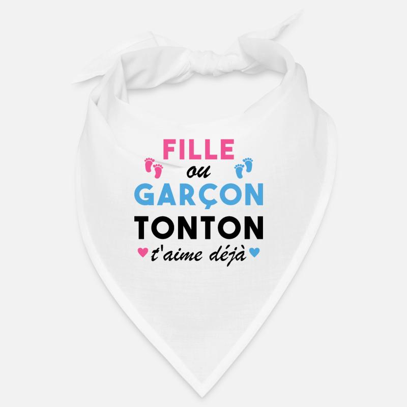 Fille ou Garçon Tonton T aime Déjà Bandana