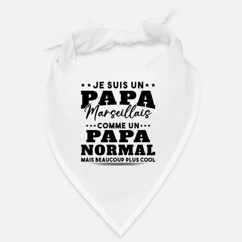 Je suis un Papa Marseillais Bandana