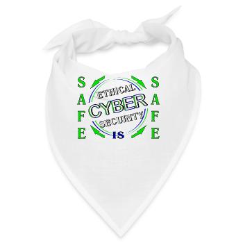 Ethical Cyber Security SAFE - Bandana - Weiß - Vorne