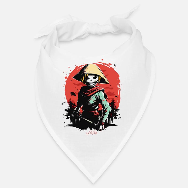 Schlanker Reisbauer Zombie Samurai Bandana