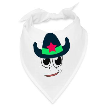 Cowboy - Bandana - Weiß - Vorne