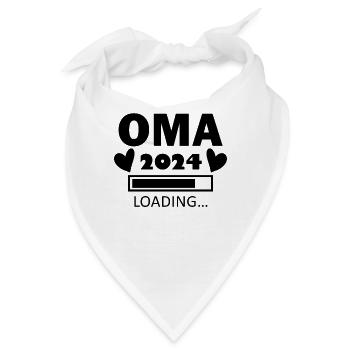 Oma 2024 - Oma werden - Bandana - Weiß - Vorne