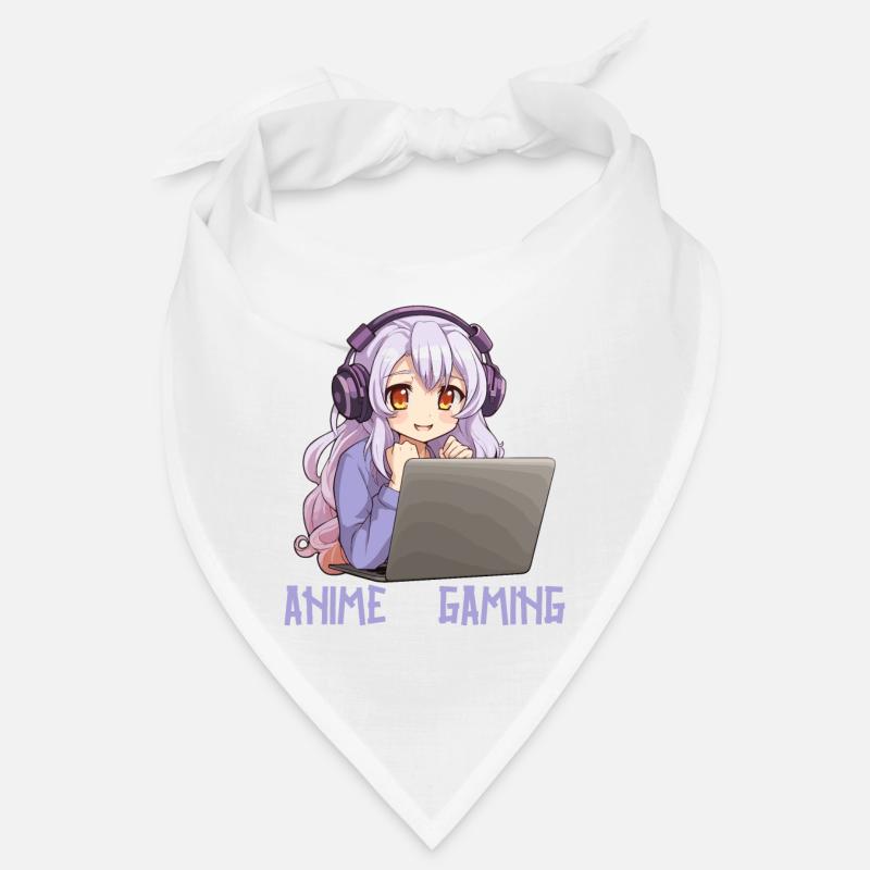 Kawaii Mädchen Anime Manga Mädchen Katze Bandana