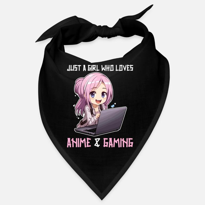 Kawaii Mädchen Anime Manga Mädchen Katze Bandana